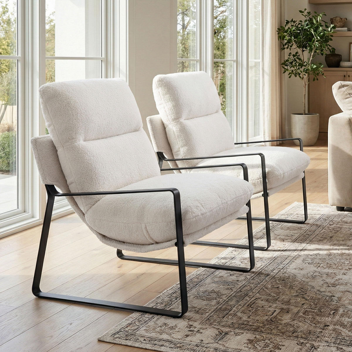 Modern Accent Armchair – Sculpted Lounge Design