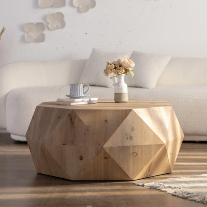 Modern Coffee Table with Sculptural Design