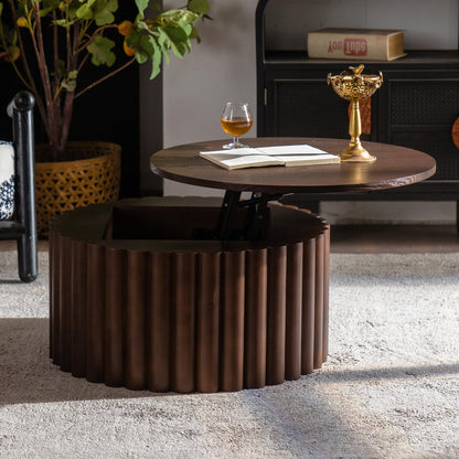 Modern Coffee Table with Sculptural Design