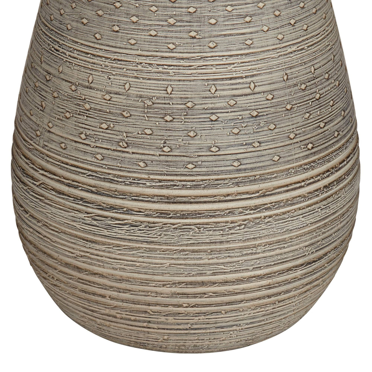 30 Inch Vase Table Lamps in Natural Gray Set of 2