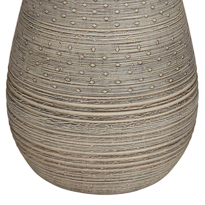 30 Inch Vase Table Lamps in Natural Gray Set of 2