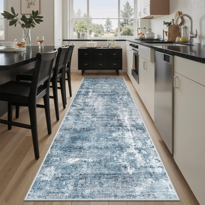 Washable Area Rug with Non Slip Backing