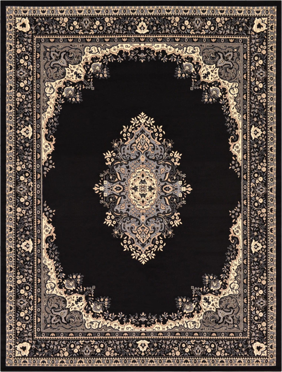 Unique Loom Reza Collection Traditional Persian Style Area Rug