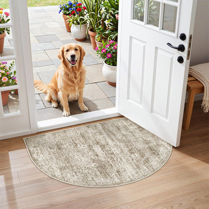 Washable Area Rug with Non Slip Backing