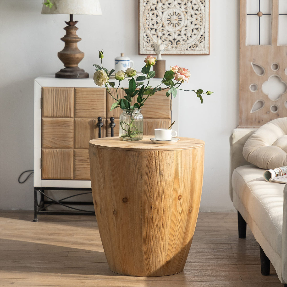 Modern Coffee Table with Sculptural Design