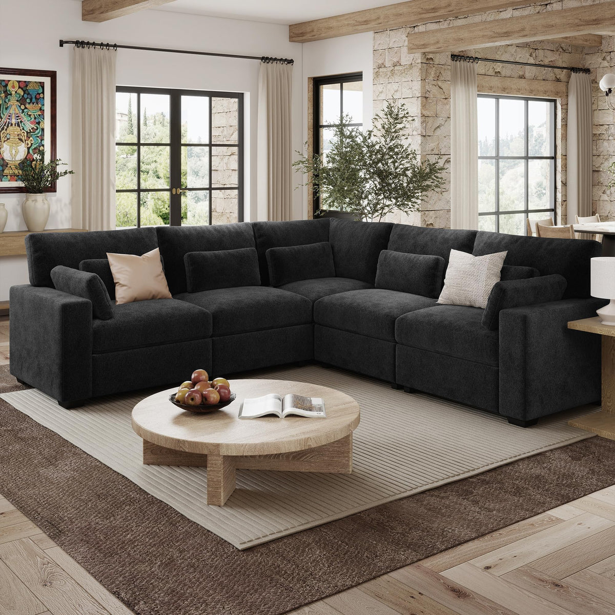 WorthFurni Modular Sectional Sofa