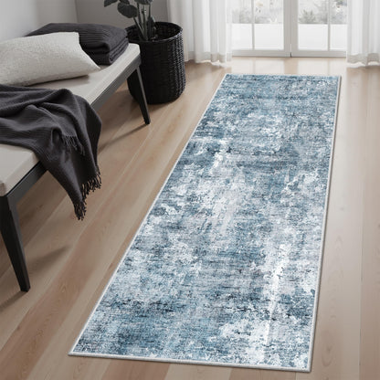Washable Area Rug with Non Slip Backing