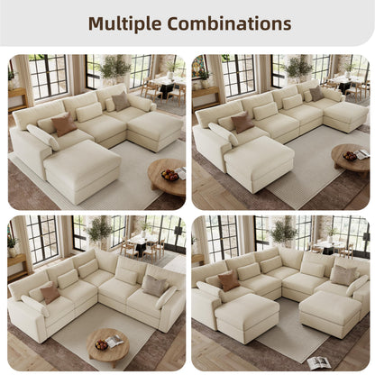 WorthFurni Modular Sectional Sofa