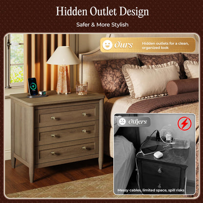 Modern Nightstand – Minimalist Bedside Storage