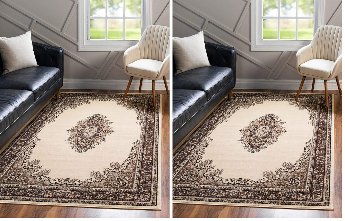 Unique Loom Reza Collection Traditional Persian Style Area Rug