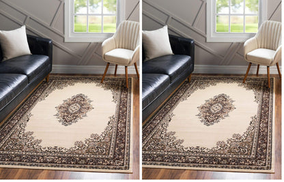 Unique Loom Reza Collection Traditional Persian Style Area Rug
