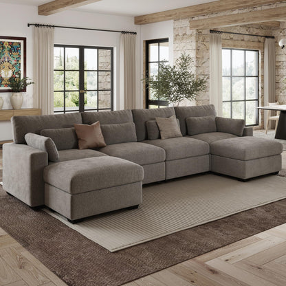 WorthFurni Modular Sectional Sofa