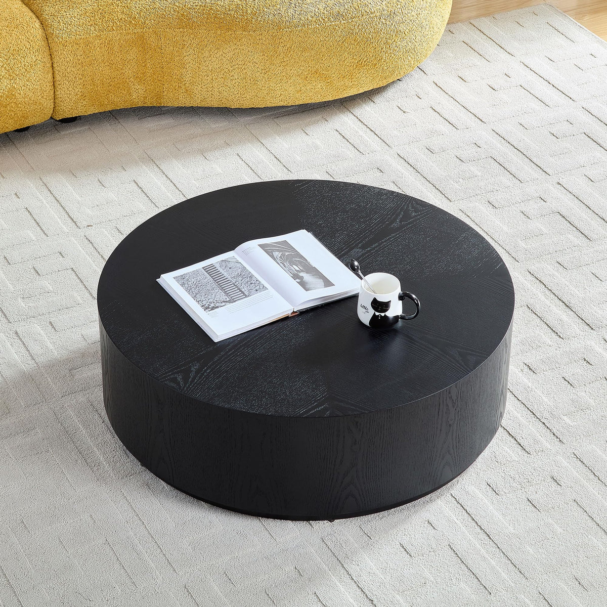 Modern Coffee Table with Sculptural Design